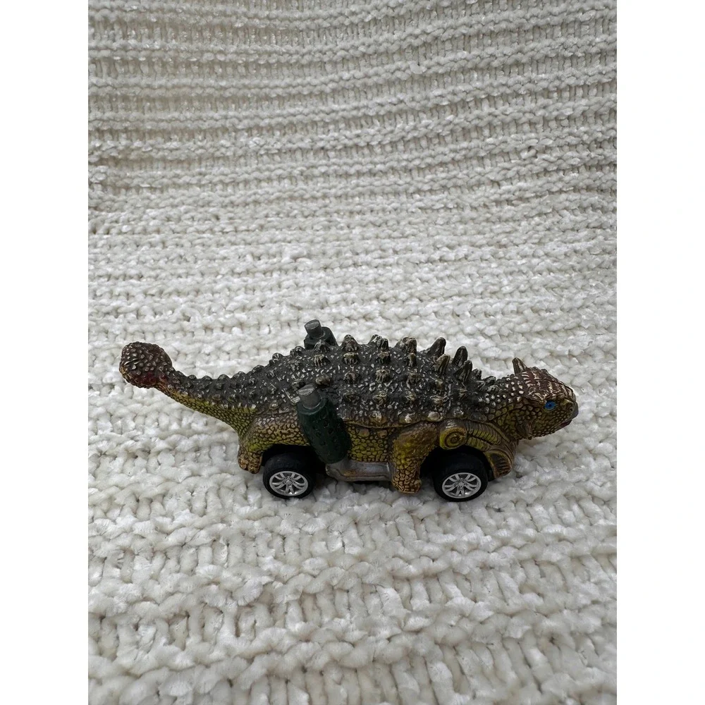 Dinosaur‎ Toy Cars Pull Back Vehicles 4pc Set Triceratops Stegosaurus Kids Toys